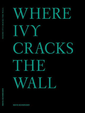 Cover of Where Ivy Cracks the Wall, a book about the video artist Maya Schweizer